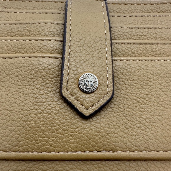 Anne Klein Mini Vegan Leather Multi Card Holder Zip Wallet - Picture 7 of 7